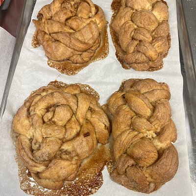 Apple Honey Challah (round, pareve)