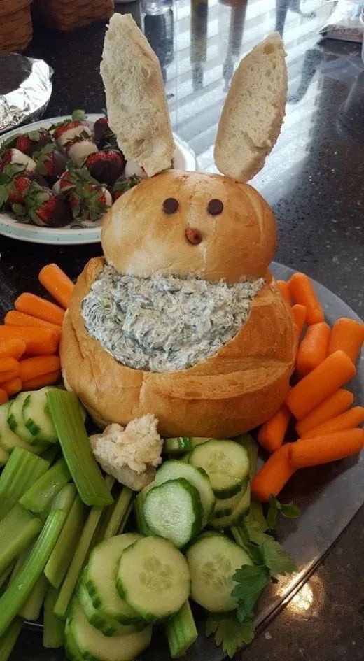 Bunny Bread Dip Bowl