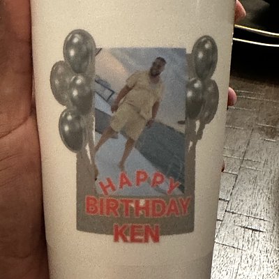 Custom White Foam Cups