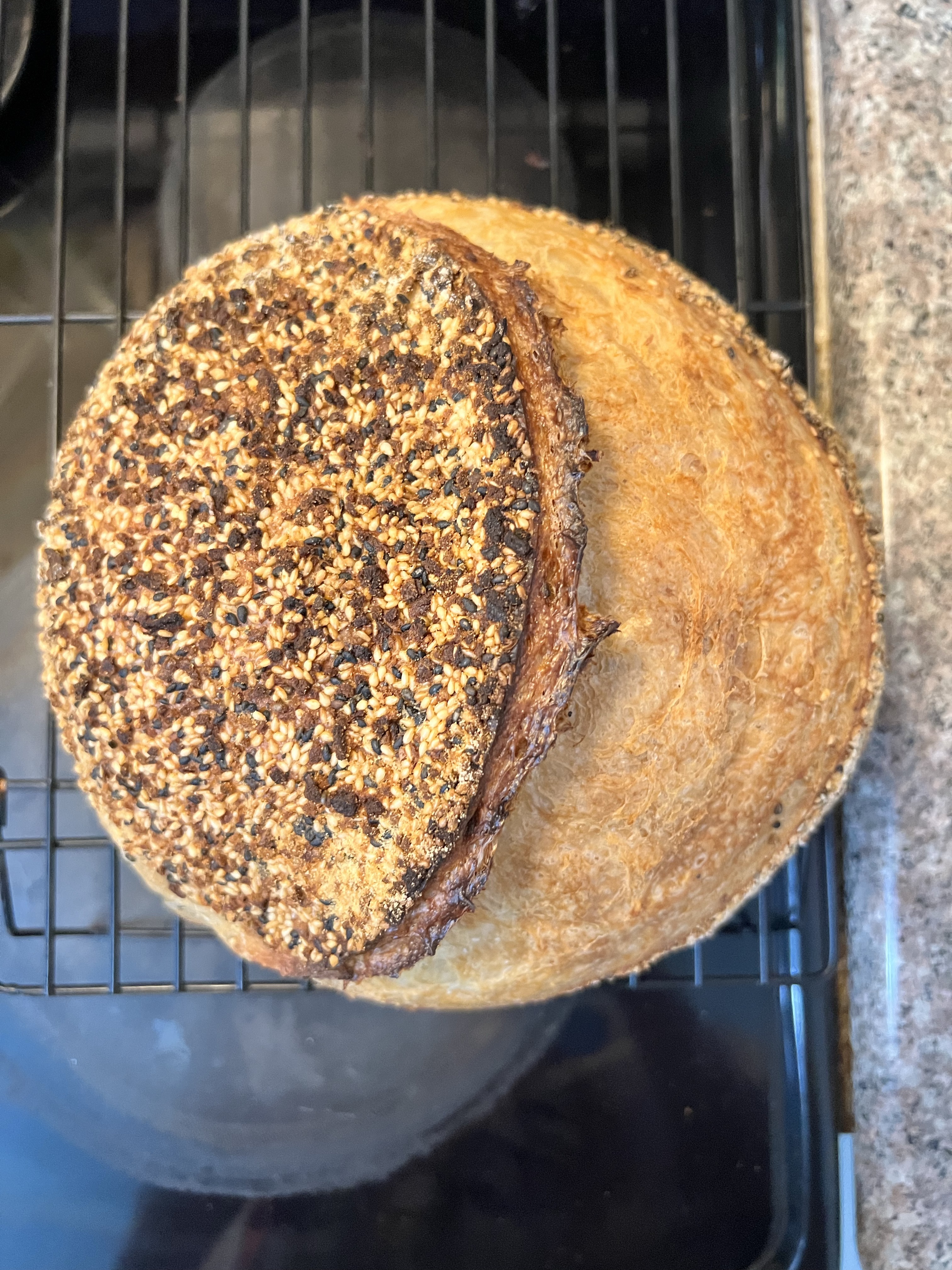 Everything Seasoning Sourdough