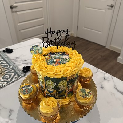 6inch Cake/ 6 Cupcakes 