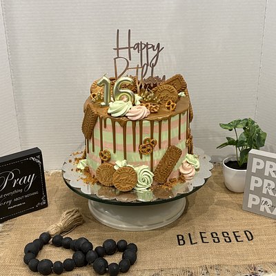 8” Decorated Cake 