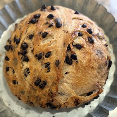Chocolate Chip Sourdough Loaf