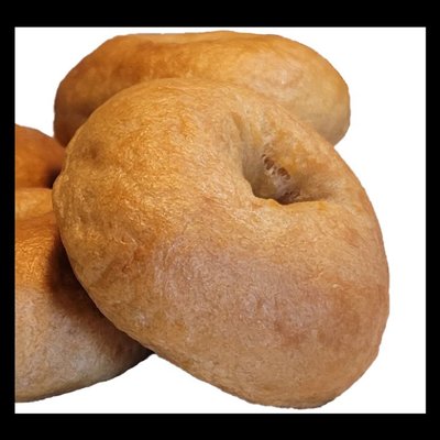 Organic Plain Bagel x3