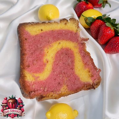 Strawberry Lemonade Pound Cake