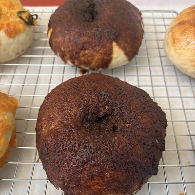 6 Pack Of Cinnamon Sugar Sourdough Bagels