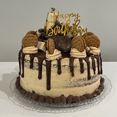 Chocolate Cake With Peanut Butter Frosting 