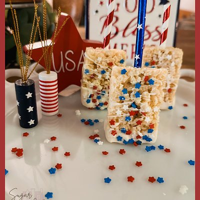 Patriotic Rice Crispies