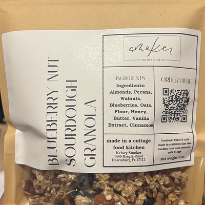Blueberry Nut Sourdough Granola