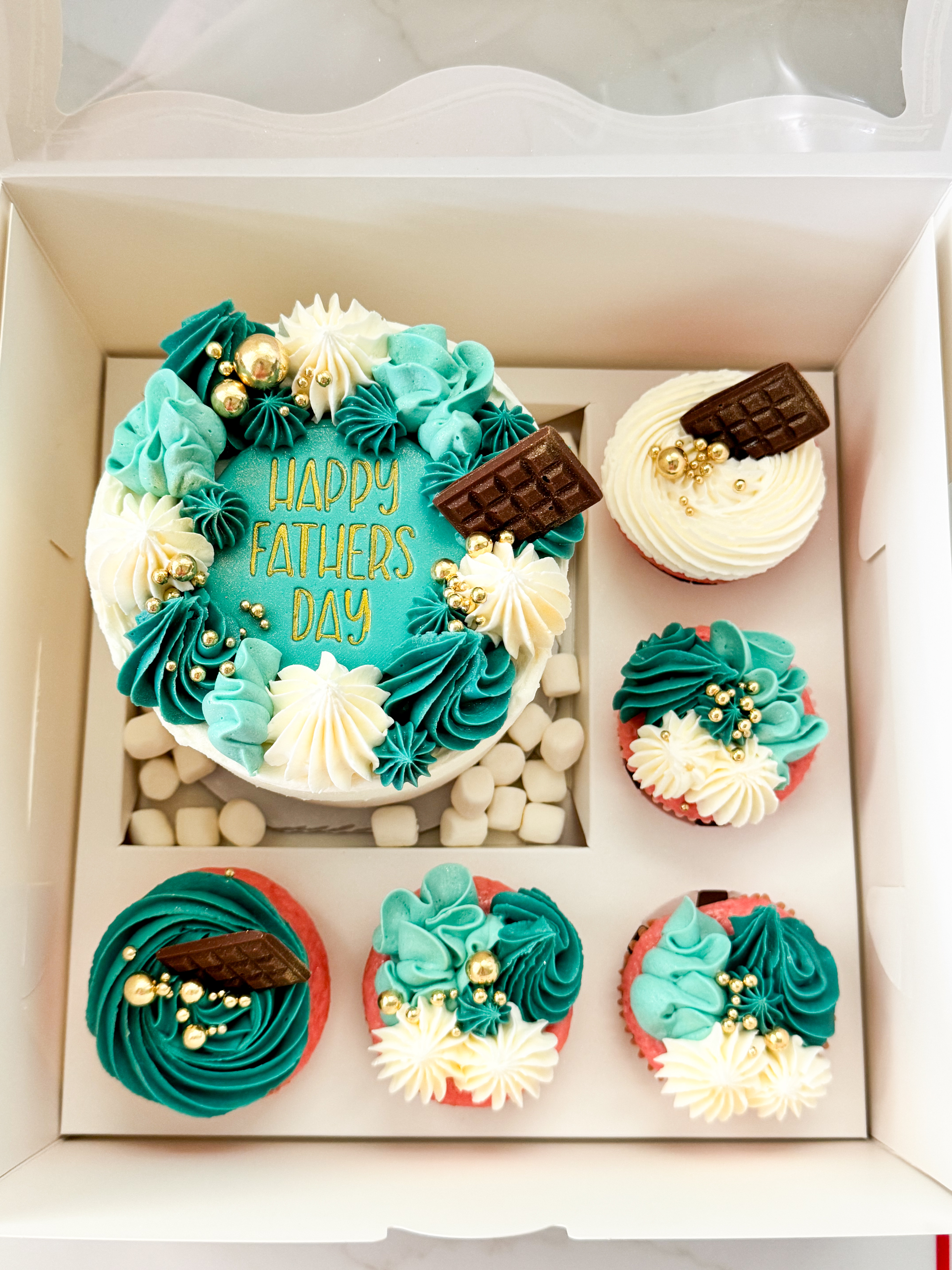 Fathers Day Bento Cake Box 