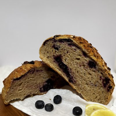 MINI Lemon Blueberry Sourdough Loaf 