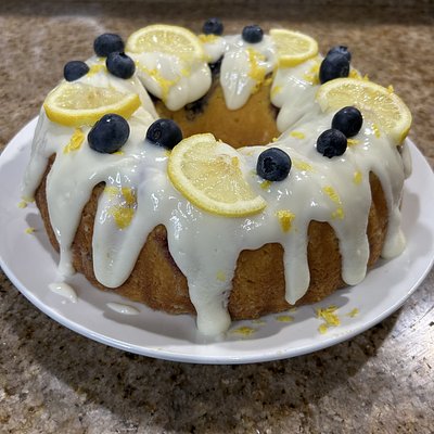 Lemon Blueberry Bundt Cake