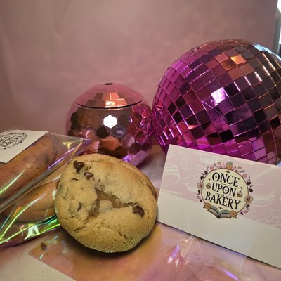 Stuffed Chocolate Chip Cookie With Chocolate Ganache