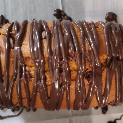 Spiced chocolate chip pumpkin bread - small loaf