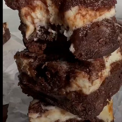 Dark Chocolate Cheesecake Brownie