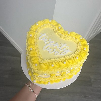 8” Heart Cake