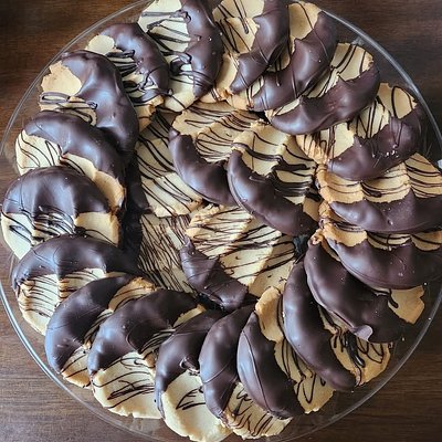 Butter Dipped In Chocolate Platter 