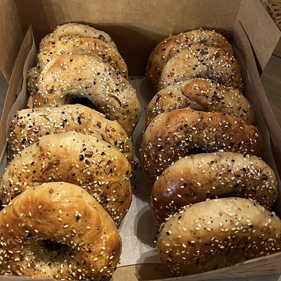 Organic Everything Bagels - 1 Dozen