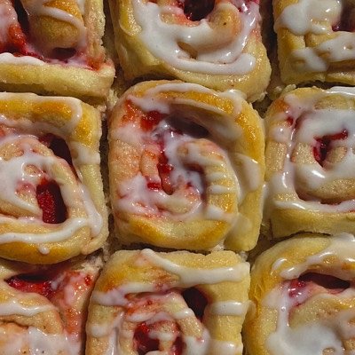Strawberry Sweet Rolls