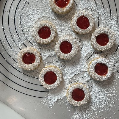 20 Mini Raspberry Cookies