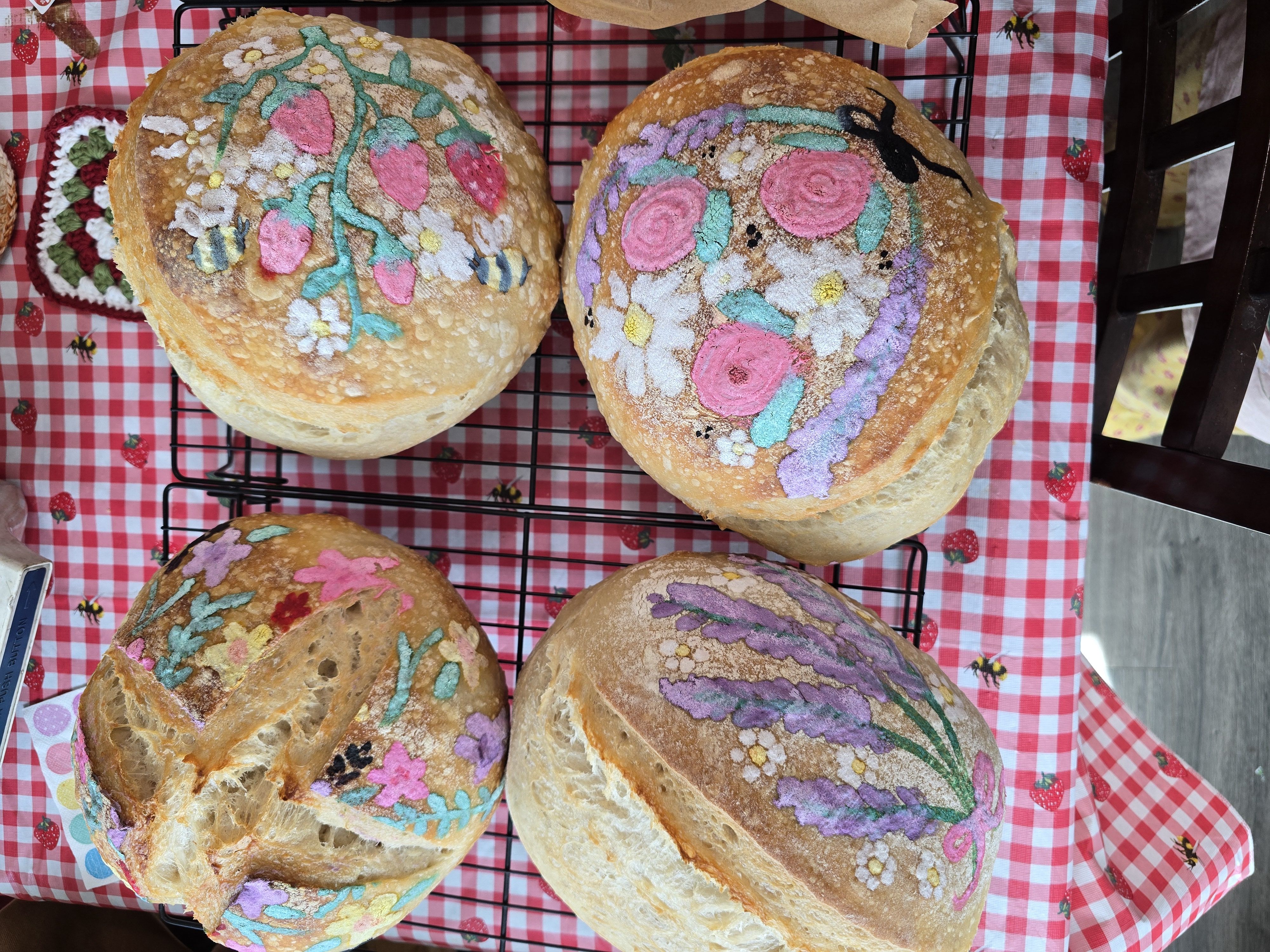 Painted Sourdough Loaf 