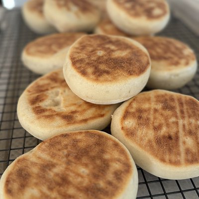 Sourdough English Muffins (1/2 Dozen)