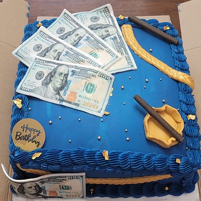 Cigars & $'s 10x10 Square