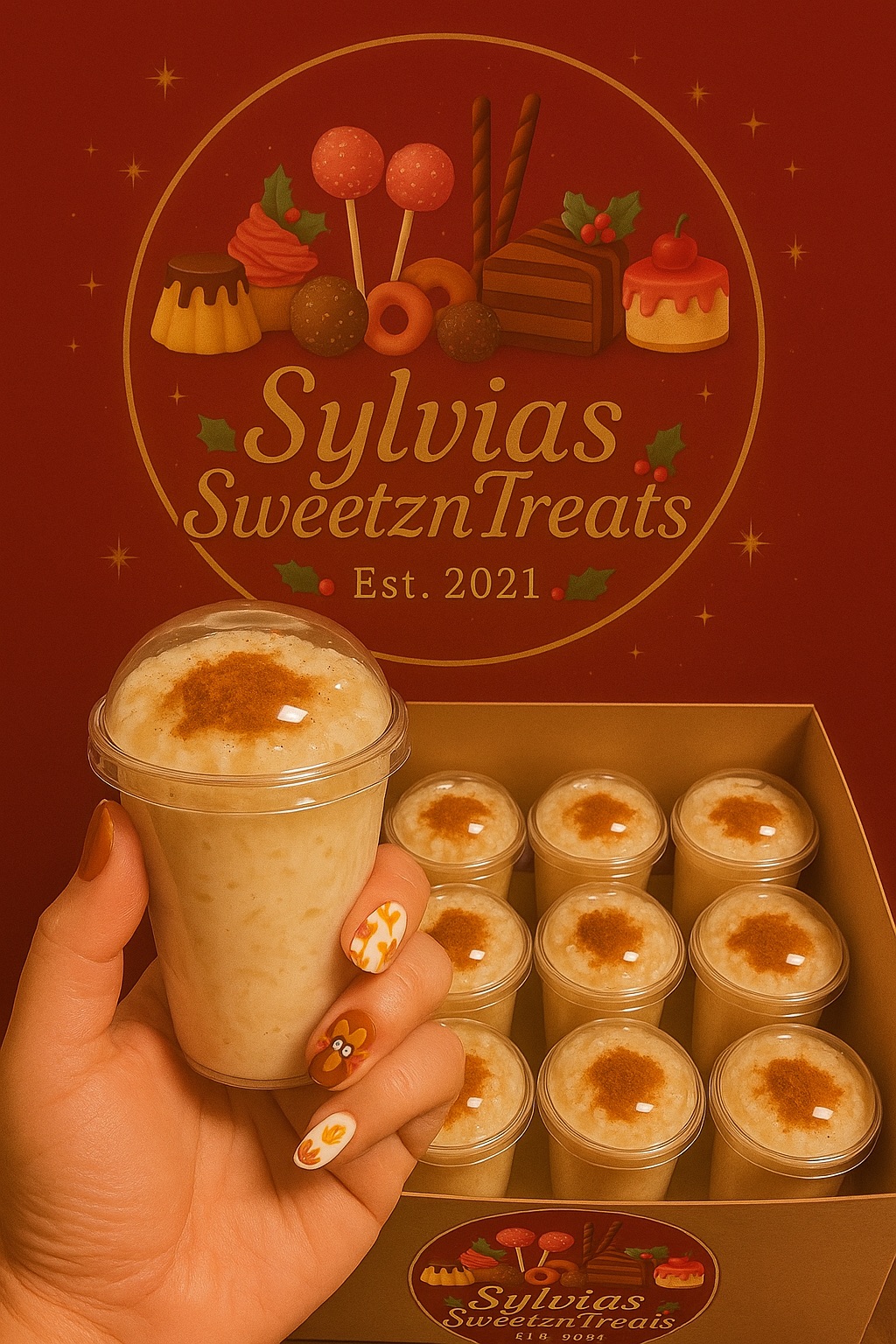 Arroz con Leche Shooters 3.4 oz 1 Dozen