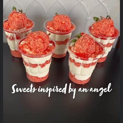 Strawberry Shortcake Cheesecake Cup 