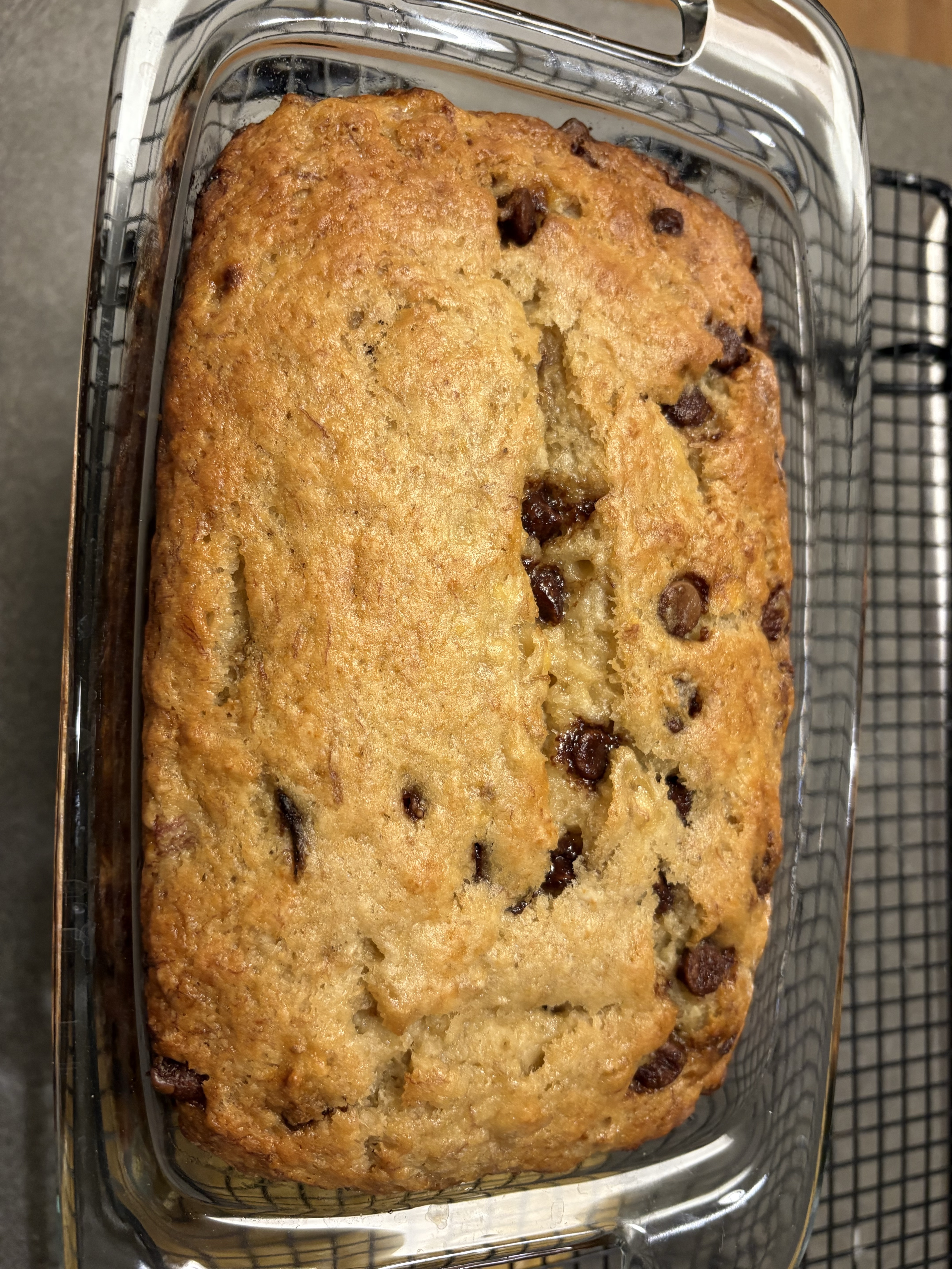 Banana Bread With Chocolate Chips 