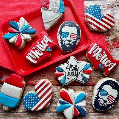 Fourth Of July Cookie Set #1