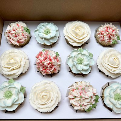 Floral Cupcakes