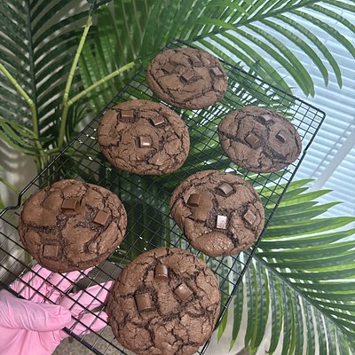 Double Chocolate Fudge Cookie 