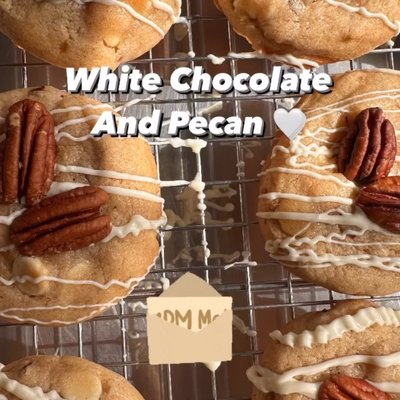 White Chocolate Pecan Cookies