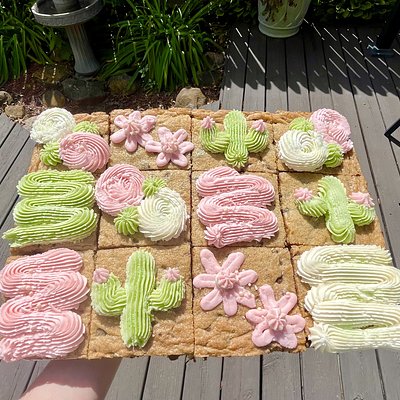 Sliced Cookie Cake