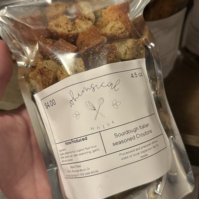 Sourdough Italian Croutons 