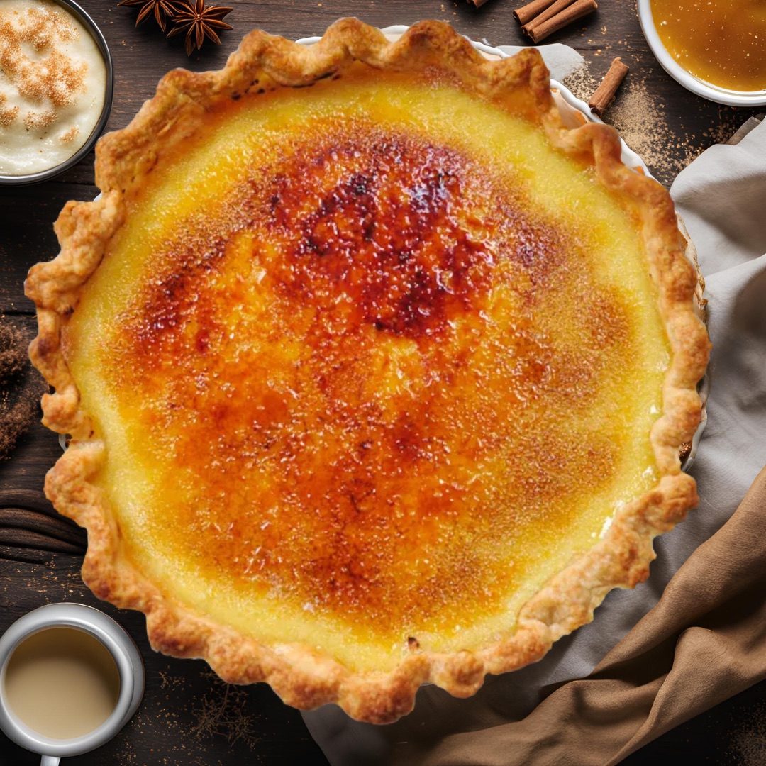 Bruleed Egg Custard