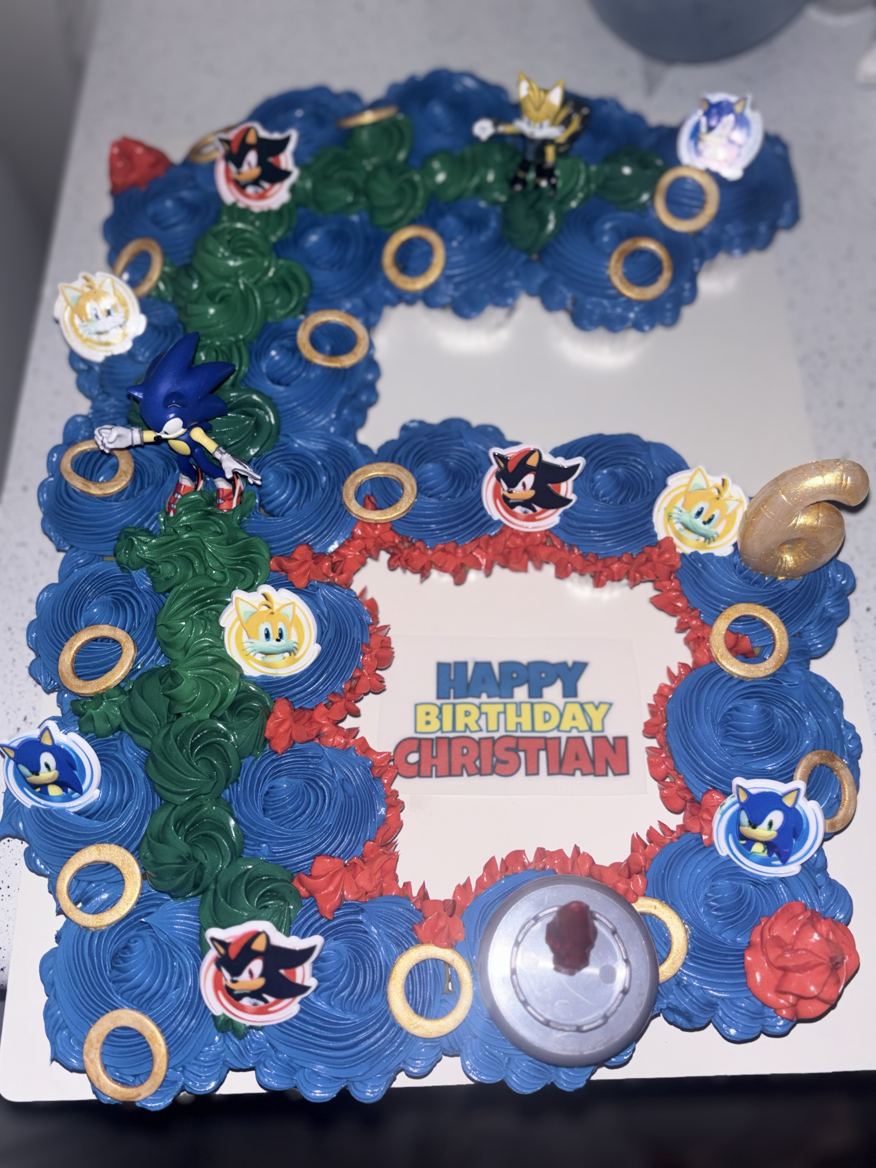 Number/Character Cupcakes 