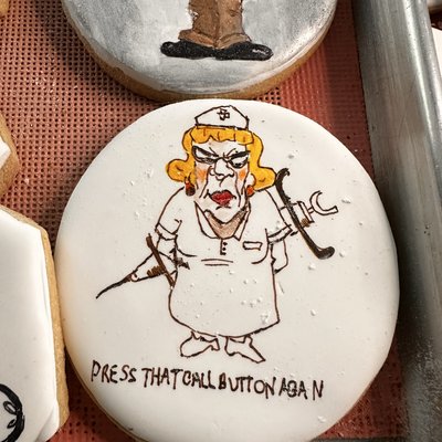Halloween Nurse Sugar Cookies 