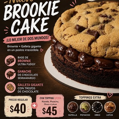 Brookie Cake 7”