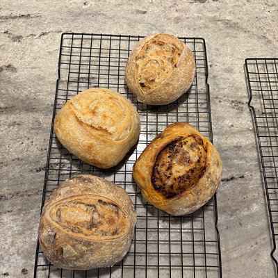 Mini Sourdough Loaves