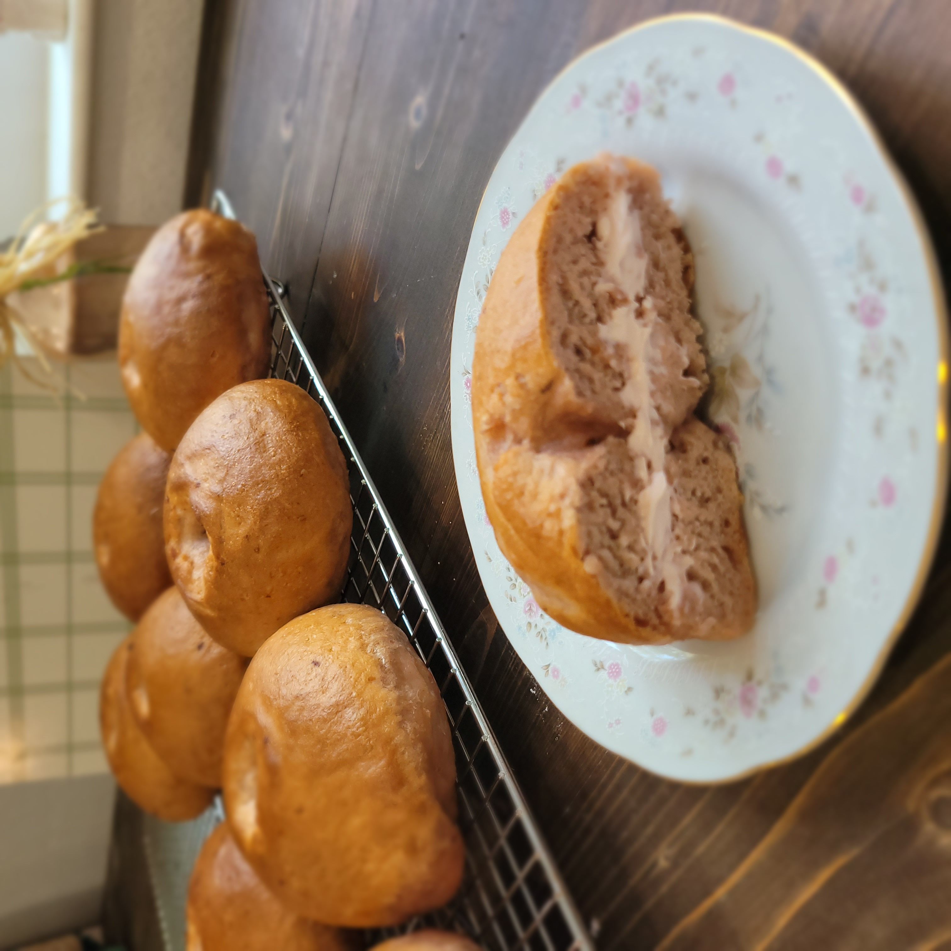 Cherry Sourdough Bagels