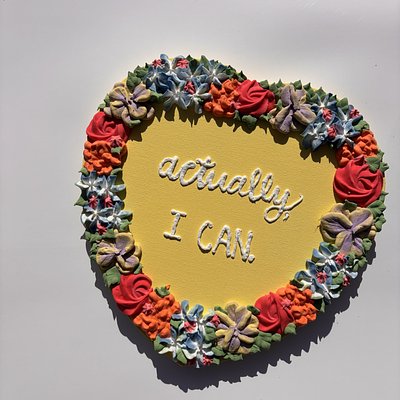 Actually, I Can Cake Art (10x10 Heat Canvas) 