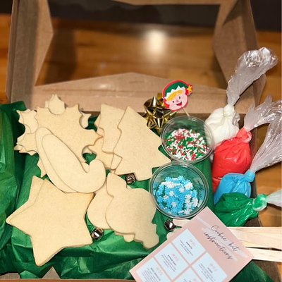 Christmas Cookie Decorating Kit Sugar Cookie