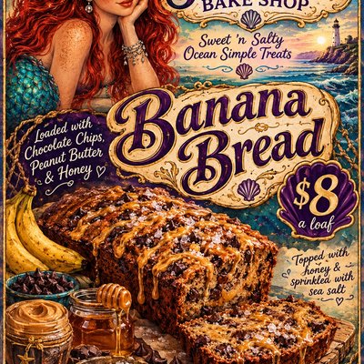 Banana 🍌 Bread 🍞 🍫 🥜 