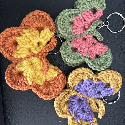 Butterfly keychain
