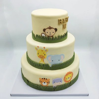 3 Tier - 6 Inch + 9 Inch + 12 Inch (Approx. 100 Servings)