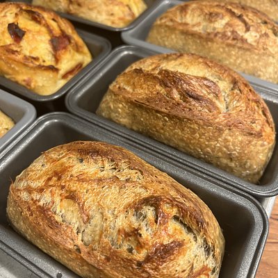 Sourdough Flights- 4 Mini Assrtd. Loaves