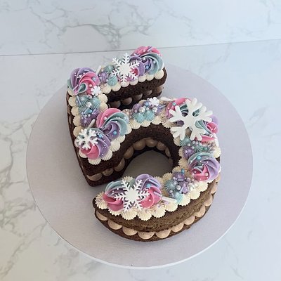 Custom Number Cake - Single Digit