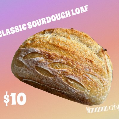 Classic Plain Sourdough Loaf